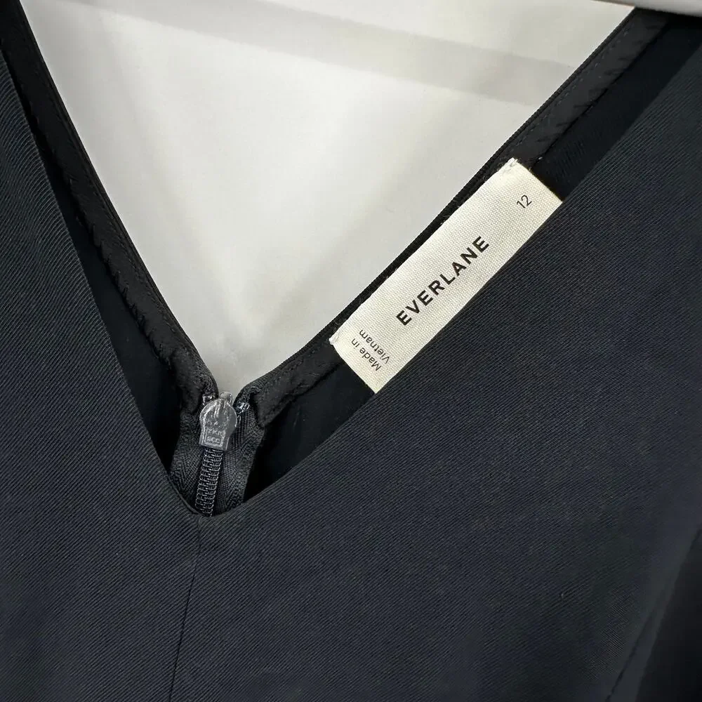 Everlane The Ultimate Jumpsuit in black Size 12 NWOT